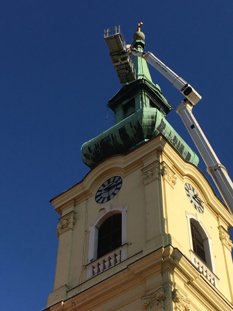Felelős műszaki vezető - referencia 15.
Katolikus templom, villámvédelem kiépítés.